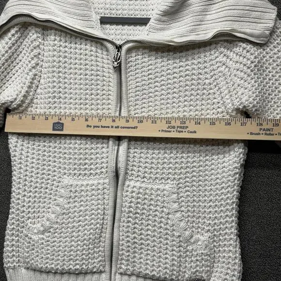 Harley Davidson Women’s L Embroidered Cream Knit Sweater - Picture 7 of 9